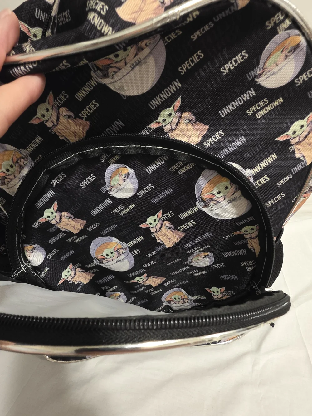 Star Wars Precious The Child Precious Cargo Kids' Black Backpack NEW